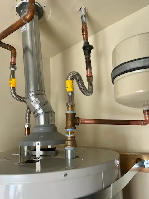 Water heater installation and plumbing repair in Scantic